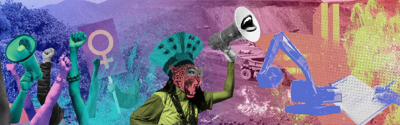 Ilustração editorial - Revista AzMina