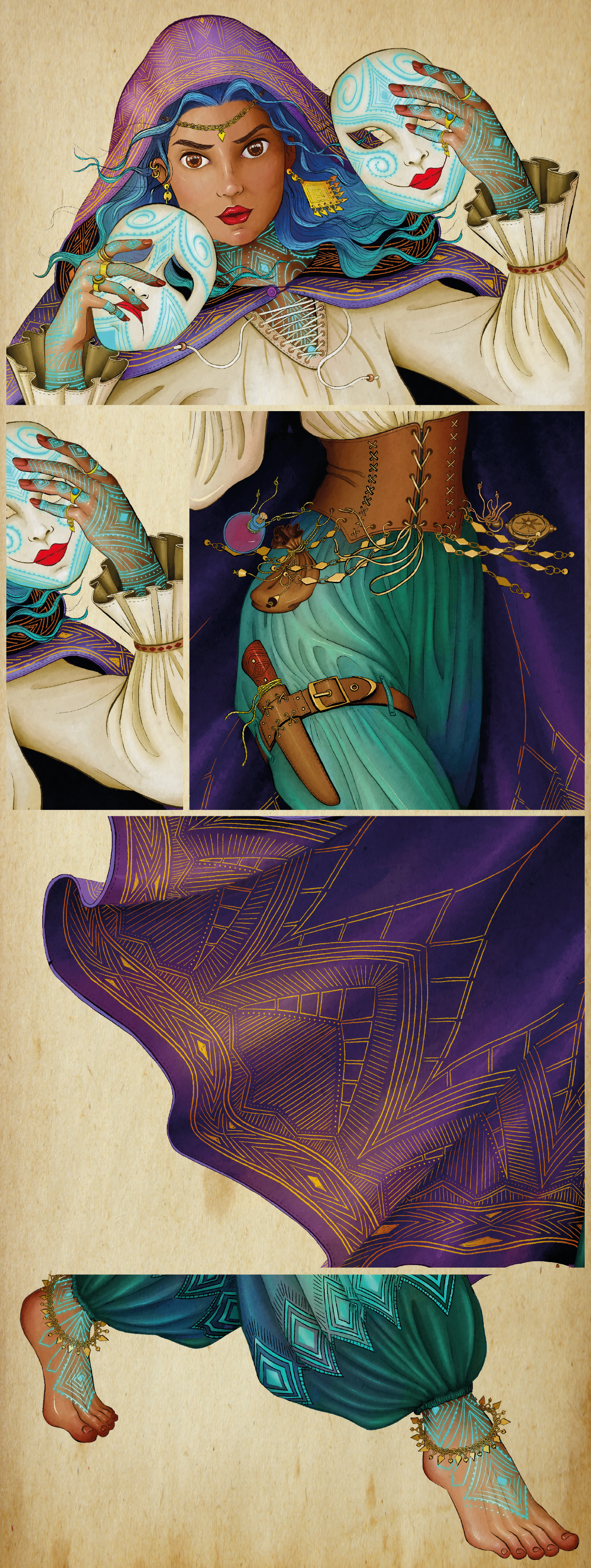 A Mestra dos Disfarces - Personagem