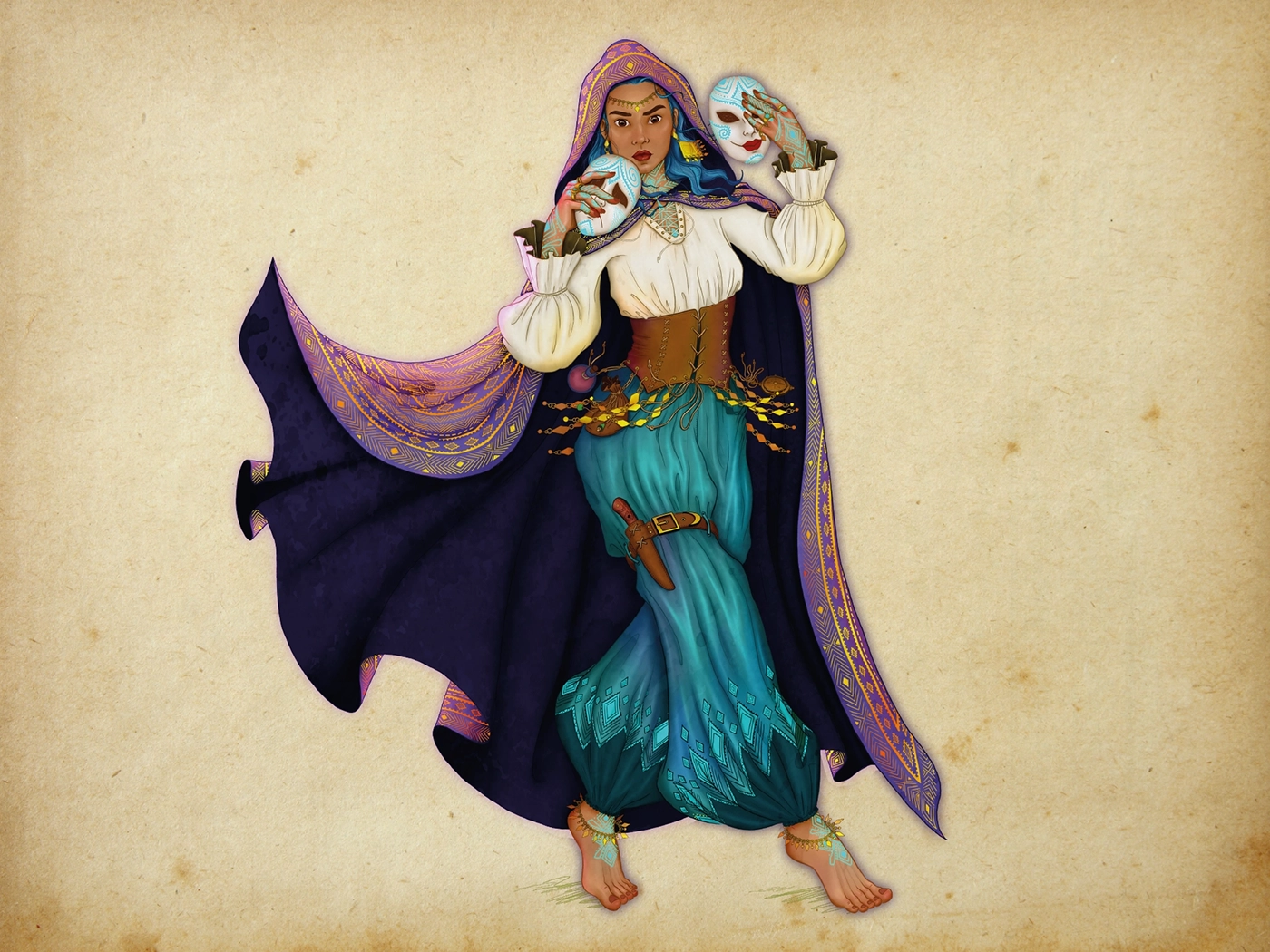 A Mestra dos Disfarces - Personagem