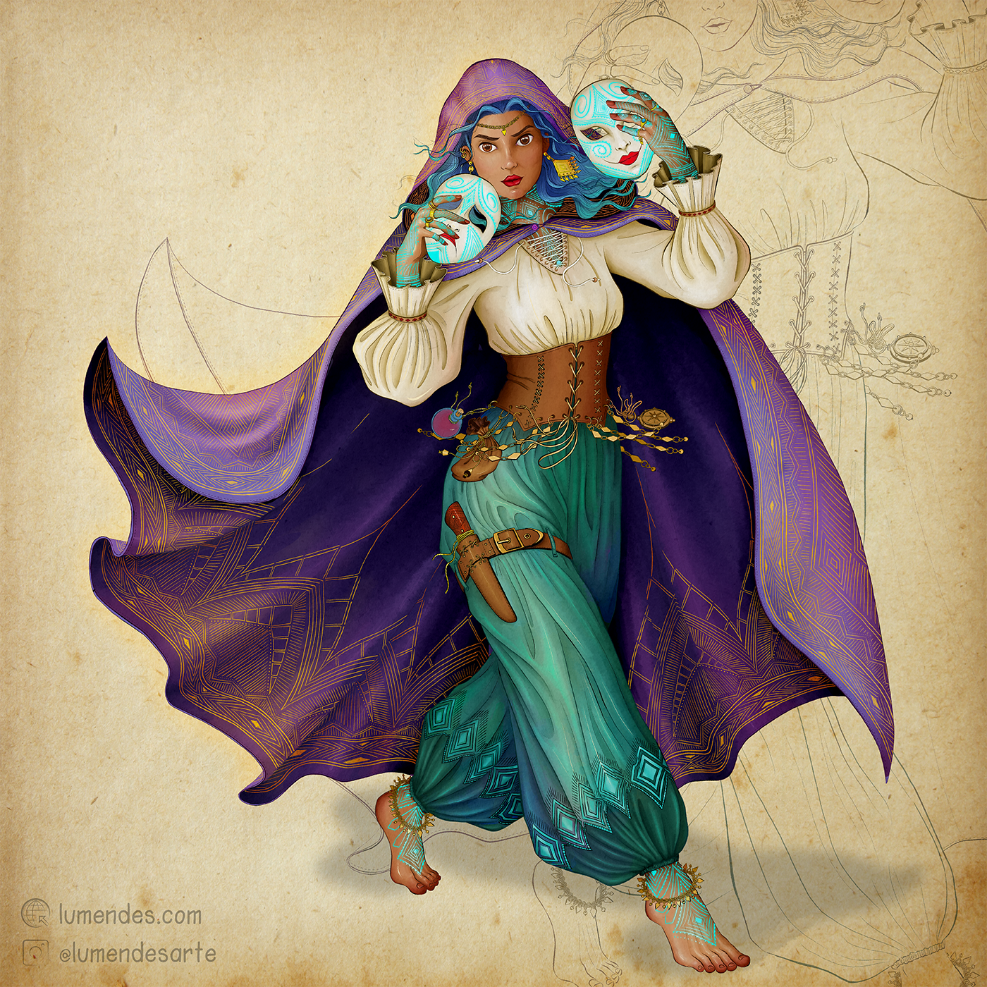 A Mestra dos Disfarces - Personagem